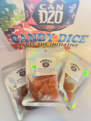 Watermelon | "FIREBALL" | Edible DnD Dice – Delicious & Playable Candy Dice for Gamers