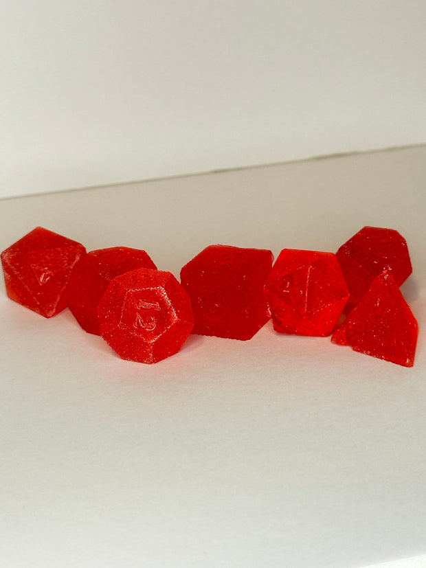 Hot Cinnamon | "Hellish Rebuke" | Candy Dice DnD TTRPG, Gamer Gift, DnD Dice