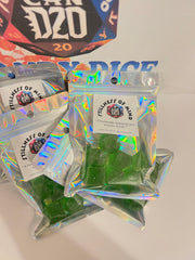 Mint | “Stillness of Mind” |Candy Dice D&D Candy, TTRPG Dice Candy, CanD20 D20 Dice Candy, DnD Candy Gifts