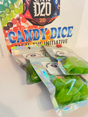 Green Apple | “True Resurrection” | Candy Dice for DnD tabletop gaming, Gamer Gift Green Apple Candy