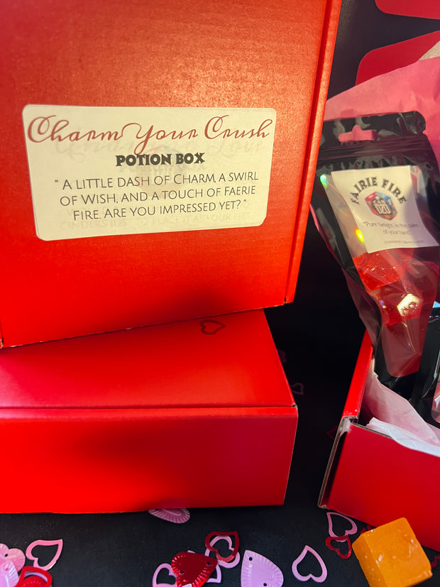 Charm Your Crush Potion Box | Valentine’s Day Gift Box | Charm, Fairie Fire , Wish