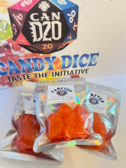 Tropical Punch | "FARSTEP" |CanD20 Edible Dice Set, Fantasy Dice, Candy Dice Gamer Gift, Christmas Candy