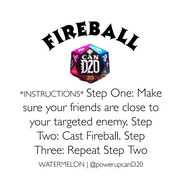 Watermelon | "FIREBALL" | Edible DnD Dice – Delicious & Playable Candy Dice for Gamers