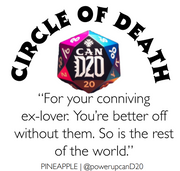 Pineapple | "CIRCLE OF DEATH" | TTRPG Dice Candy, D20 Candy, DND Gifts, Gamer Gifts, Table Top Gifts