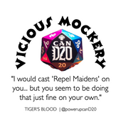 Tiger's Blood | "VICIOUS MOCKERY" |Edible Fantasy Dice – Delicious Candy Dice, Gamer Gift, TTRPG  Gamers